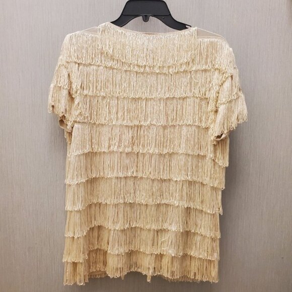 Vintage Looped Fringe Tassel Jacket Wearable Art Size XL - Picture 14 of 14